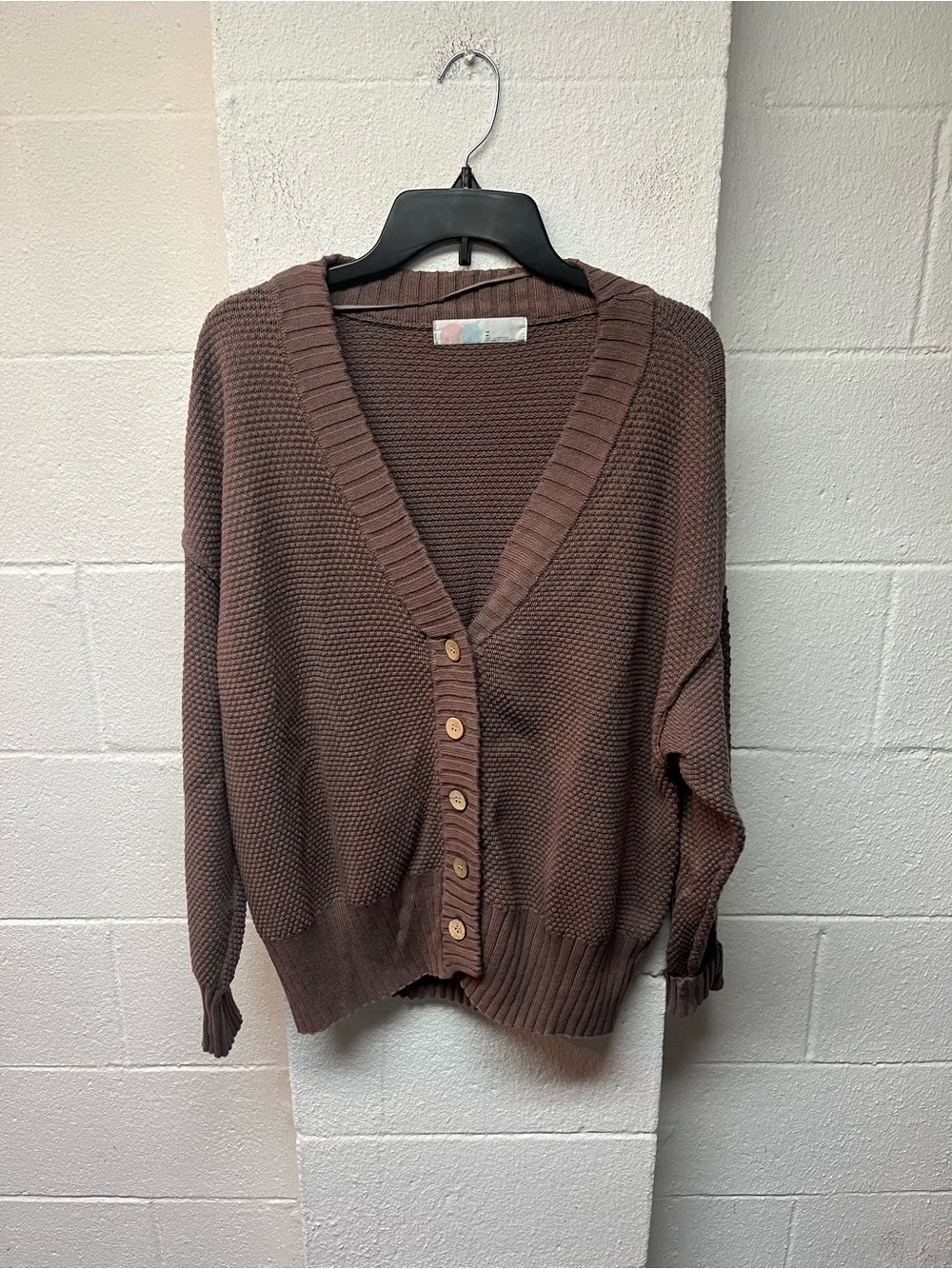 Cozy Knit Cardigan & Pants Set in Brown - Picture 5 of 11